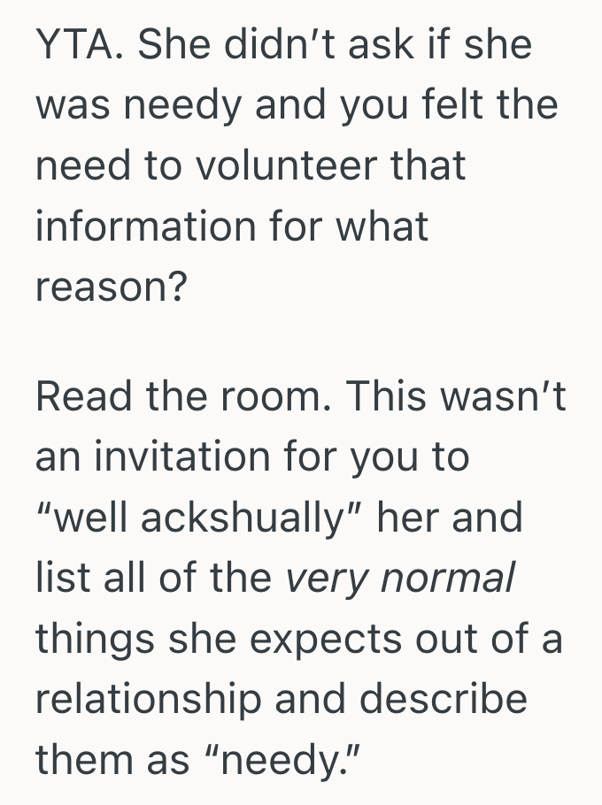 Screenshot 2025 09 18 at 11.19.34 AM Boyfriend Accused His Girlfriend Of Being Needy For Wanting Normal Relationship Things, So Soon Everyone Told Him He Was Being Unnecessarily Cruel