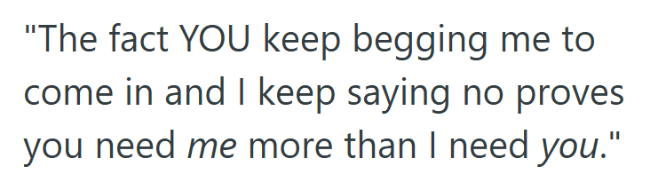 Screenshot 2025 09 19 124153 Employee Planned To Quit His Job On A Friday, But His Boss Insisted That He Needed To Work The Following Monday