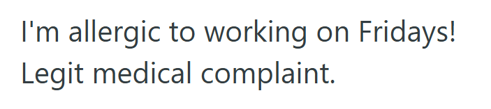 Screenshot 2025 09 19 161412 Company Refused To Accept Their Employees Request For Vacation Time Over The Holidays, So The Employee Took Personal Days Instead