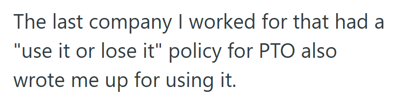 Screenshot 2025 09 19 171234 1 Company Announces That PTO Cant Be Rolled Over To The Next Year, So All The Employees Take Time Off In November And December