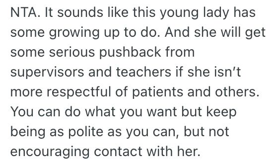Screenshot 2025 09 19 at 12.07.04 PM She Became Fast Friends With Her Fellow Nursing Student, Now Shes Realizing She Might Have Made A Huge Mistake