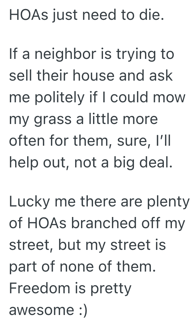 Screenshot 2025 09 19 at 2.13.26 PM House Flippers Complain To HOA About A Neighbors Mess In The Driveway, So The Neighbor Goes Out Of Her Way To Tank The House Sale