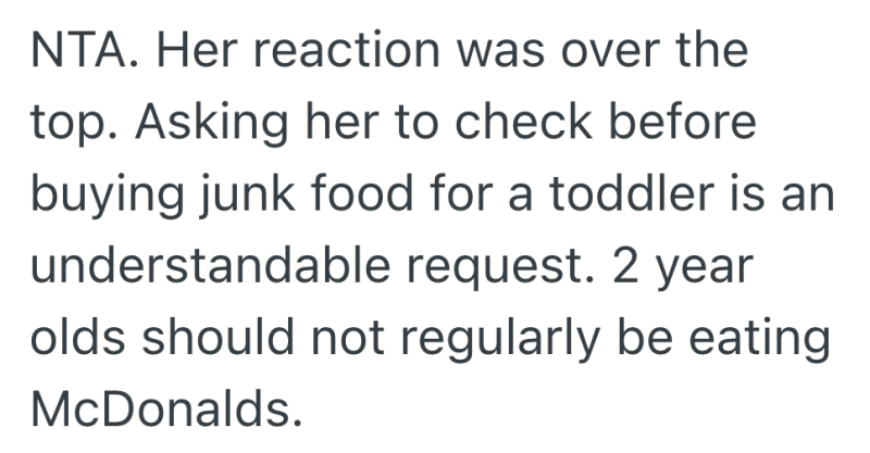 Screenshot 2025 09 19 at 6.34.25 AM e1758278117553 Mother Asks Her Mom To Not Buy McDonald’s For Her Toddler Without Permission, But Grandma Says The Request Was Mean And Controlling