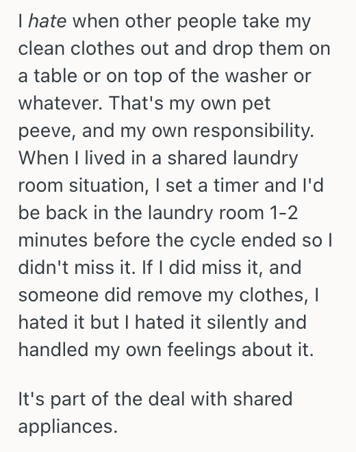Screenshot 2025 09 20 at 10.47.58 AM Tenant Decided To Move His Neighbors Laundry From The Dryer To The Folding Table, But The Neighbor Was Furious When She Found Out