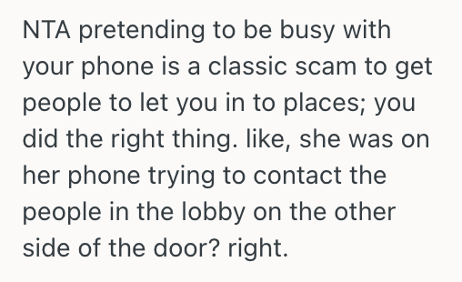 Screenshot 2025 09 20 at 9.25.00 PM Tourist Refused To Let A Stranger Into His Hotel Lobby For Safety Reasons, And She Lashed Out At Him Even Though He Offered Some Help