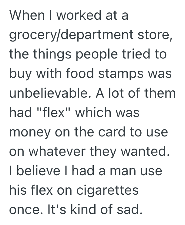 Screenshot 2025 09 21 at 5.30.58 PM Retail Worker Tried To Enforce Food Stamp Rules, But Wacky Customer Insisted Cat Food Counted Because She Was Planning On Eating It Herself