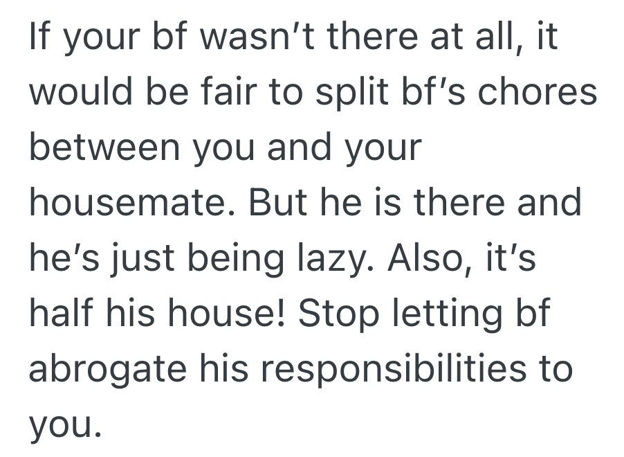 Screenshot 2025 09 22 at 2.10.23 PM Homeowner Feels Overwhelmed After Boyfriend Moves Away For Work, And Wonders If She’d Be Wrong To Ask Housemate To Take Over Her Chores