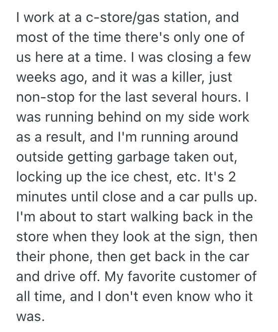 Screenshot 2025 09 22 at 2.38.27 PM Man Was Closing Up The Store When A Customer Arrived Five Minutes Past Closing Time, So He Witnessed A Rare Moment Of Courtesy