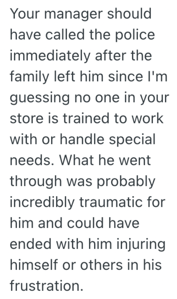 Screenshot 2025 09 22 at 3.03.56 PM Employee Witnesses Family Abandon Their Special Needs Child For Hours, So He Confronts The Boys Mom When She Tries The Same Scheme Again