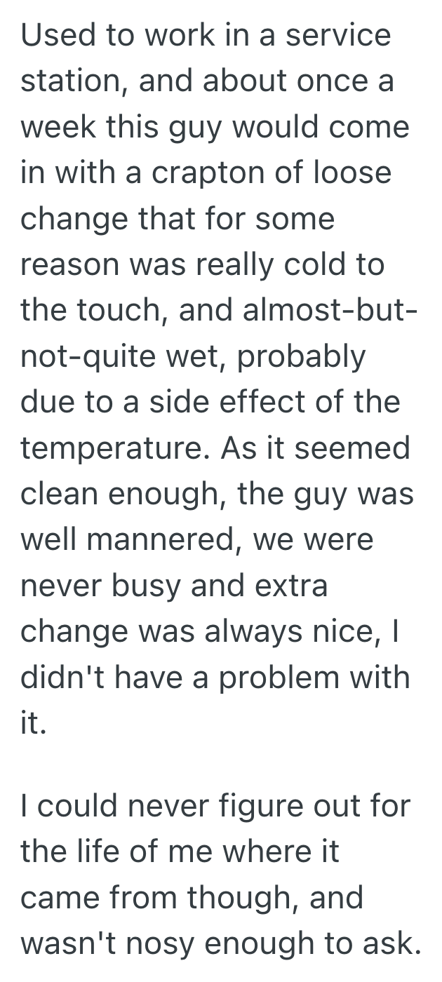 Screenshot 2025 09 22 at 3.57.04 PM Strange Customer Paid For His Groceries With Soaking Wet Cash, So The Poor Cashier Couldn’t Help But Wonder What They Had Just Touched
