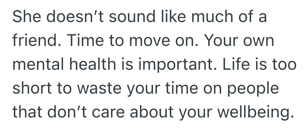Screenshot 2025 09 22 at 5.38.18 PM Her Friend Constantly Responds To Her With Rude, Catty and Snarky Remarks, So She Wants To End The Relationship