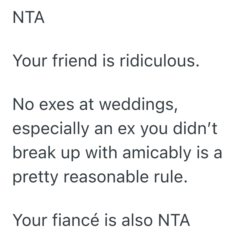 Screenshot 2025 09 22 at 9.48.10 PM Bride’s Friend Wants To Bring Her Boyfriend As A Plus One, But She Refuses Because He’s The Ex Who Once Broke Her Heart