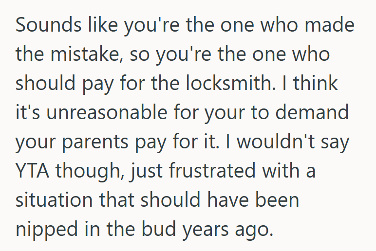 Screenshot 2025 09 23 141034 Nephew Mistakenly Locked His Uncles Bedroom Door, So The Uncle Got Really Mad And Asked His Dad To Pay For The Locksmith