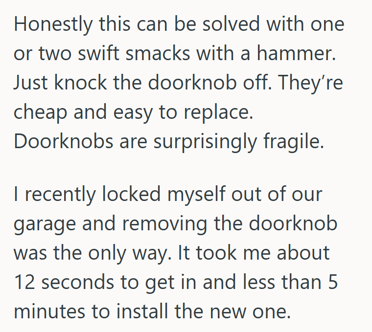 Screenshot 2025 09 23 141144 Nephew Mistakenly Locked His Uncles Bedroom Door, So The Uncle Got Really Mad And Asked His Dad To Pay For The Locksmith