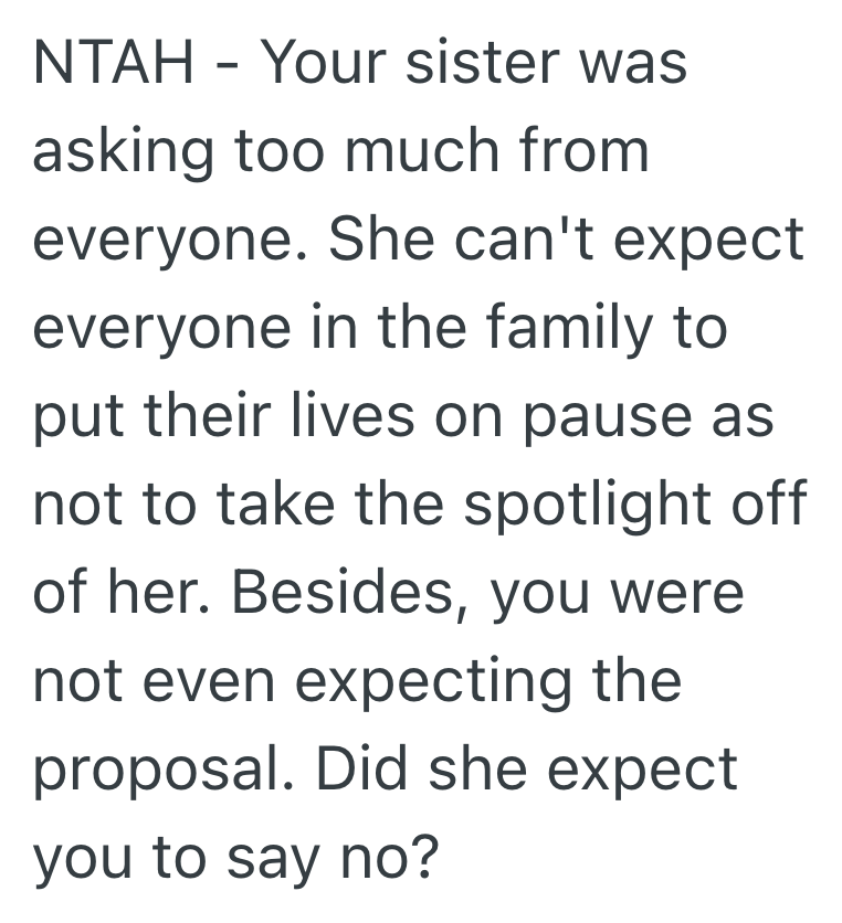 Screenshot 2025 09 23 at 6.59.54 AM Bride To Be Gets Engaged On Her Anniversary, But Her Sister Says She Stole The Spotlight After Asking For The Year To Be “All About Her”