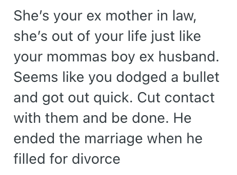 Screenshot 2025 09 23 at 7.17.07 PM Her Mother In Law Still Contacts Her Despite Being Divorced From Her Ex Husband, So Shes Thinking About Blocking Her On All Platforms