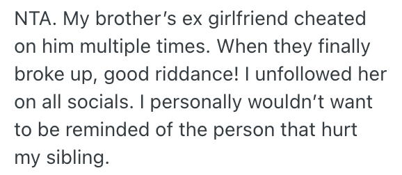 Screenshot 2025 09 23 at 9.24.18 PM She Went No Contact With Her Cheating Ex Boyfriend, But Her Sister Is Weirdly Obsessed With Him