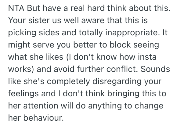 Screenshot 2025 09 23 at 9.28.27 PM She Went No Contact With Her Cheating Ex Boyfriend, But Her Sister Is Weirdly Obsessed With Him