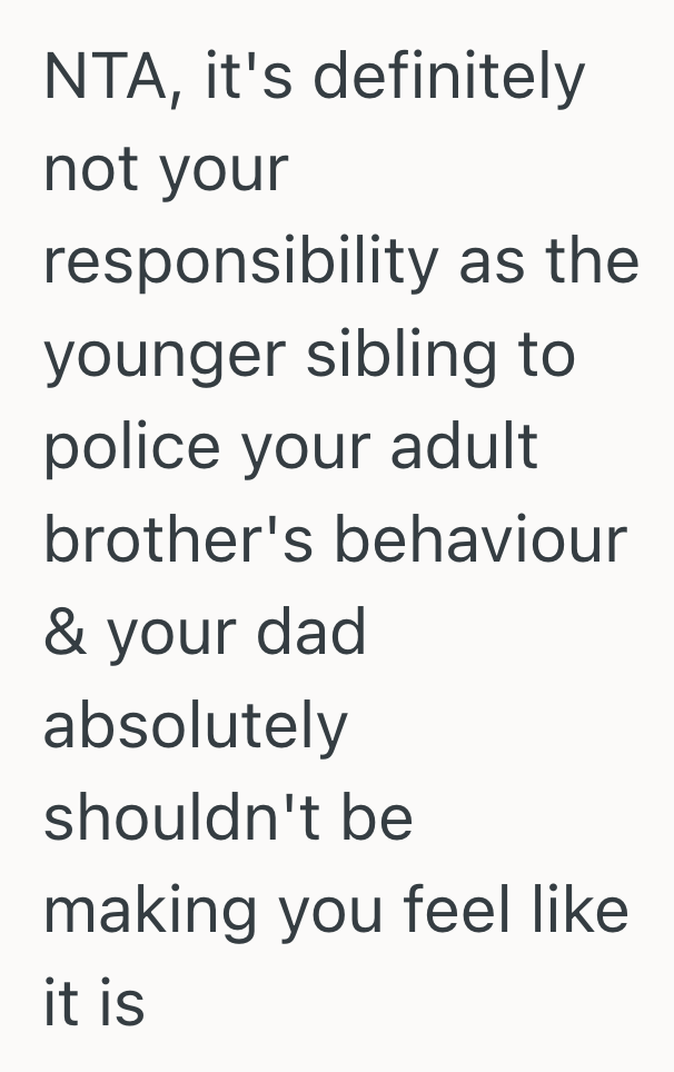 Screenshot 2025 09 24 at 12.12.31 PM Younger Sibling Watched Their Brother Celebrate Recklessly, And Their Parents Blamed Them For Not Stepping Up To Stop It