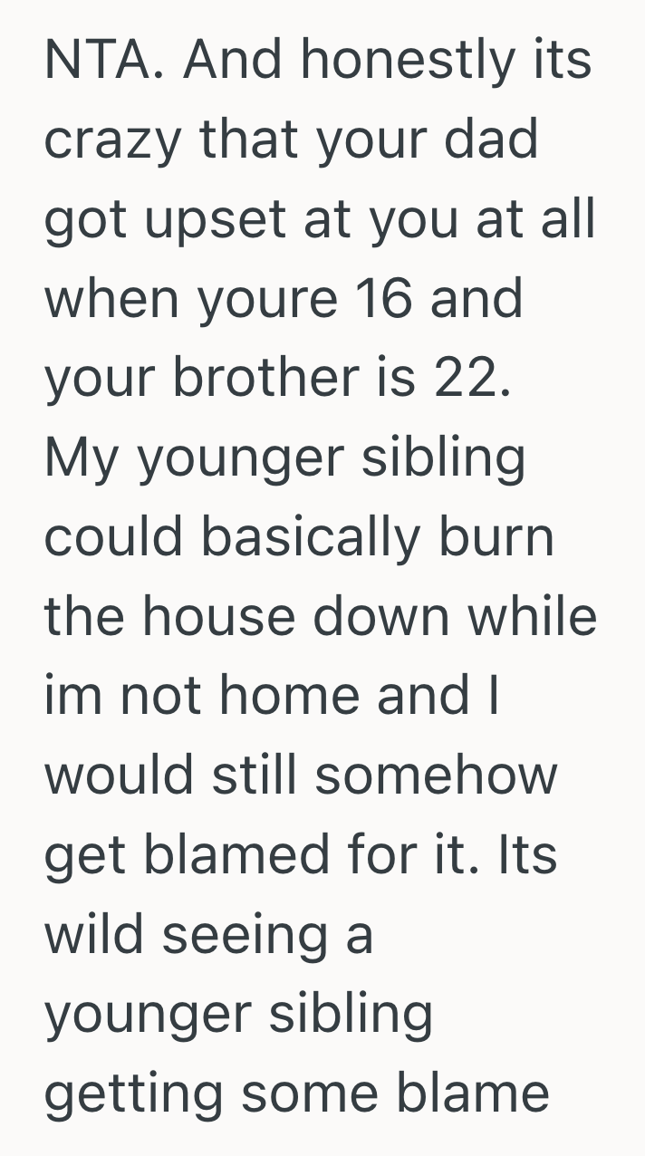 Screenshot 2025 09 24 at 12.13.47 PM Younger Sibling Watched Their Brother Celebrate Recklessly, And Their Parents Blamed Them For Not Stepping Up To Stop It