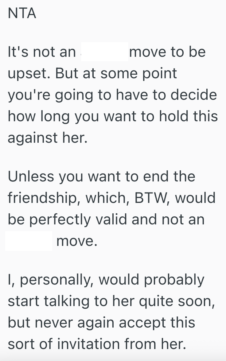 Screenshot 2025 09 24 at 12.33.00 PM Woman Plans A Trip To Visit Her Friend In Another City, But The Week Before The Visit, The Friend Makes Plans To Go Out Of Town