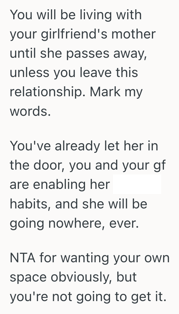 Screenshot 2025 09 24 at 12.35.37 PM Renter Opened His Door To His Girlfriend’s Mom, But When She Way Overstayed Her Welcome, Hes Began To Feel Like A Guest In His Own Apartment