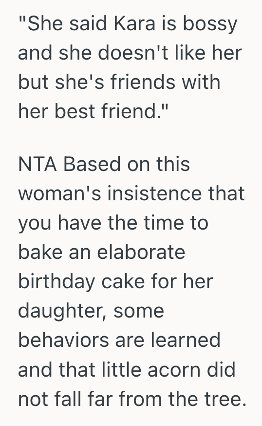 Screenshot 2025 09 24 at 3.05.21 PM Hardworking Mom Made A Stunning Cake For Her Daughter’s Birthday, So Another Parent Tried To Force Her Into Making One For A Child She Hardly Knew