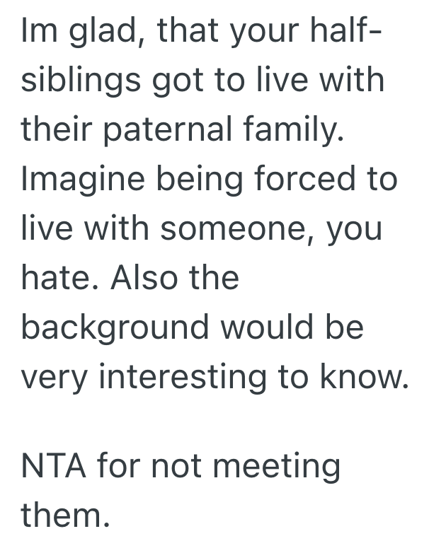 Screenshot 2025 09 24 at 7.42.14 PM Womans Half Siblings Want Nothing To Do With Her Or Her Dad, But Their Grandparents Keep Trying To Force A Family Reunion