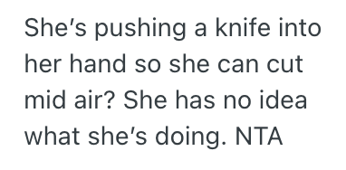 Screenshot 2025 09 25 at 1.46.37 PM Husband Has A Habit Of Sharpening Their Kitchen Knives Regularly, So His Wife Deliberately Blamed Him When She Cut Herself While Preparing Food