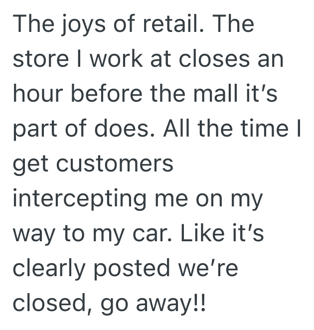 Screenshot 2025 09 25 at 12.18.08 PM Employee Is In His Car Ready To Leave Work, But A Stranger Walks Up To His Door And Asks Him Multiple Questions About The Store