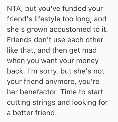Screenshot 2025 09 25 at 2.08.18 PM Man Kept Lending His Friend Money, But Eventually Felt He Was Being Taken Advantage Of And Stopped