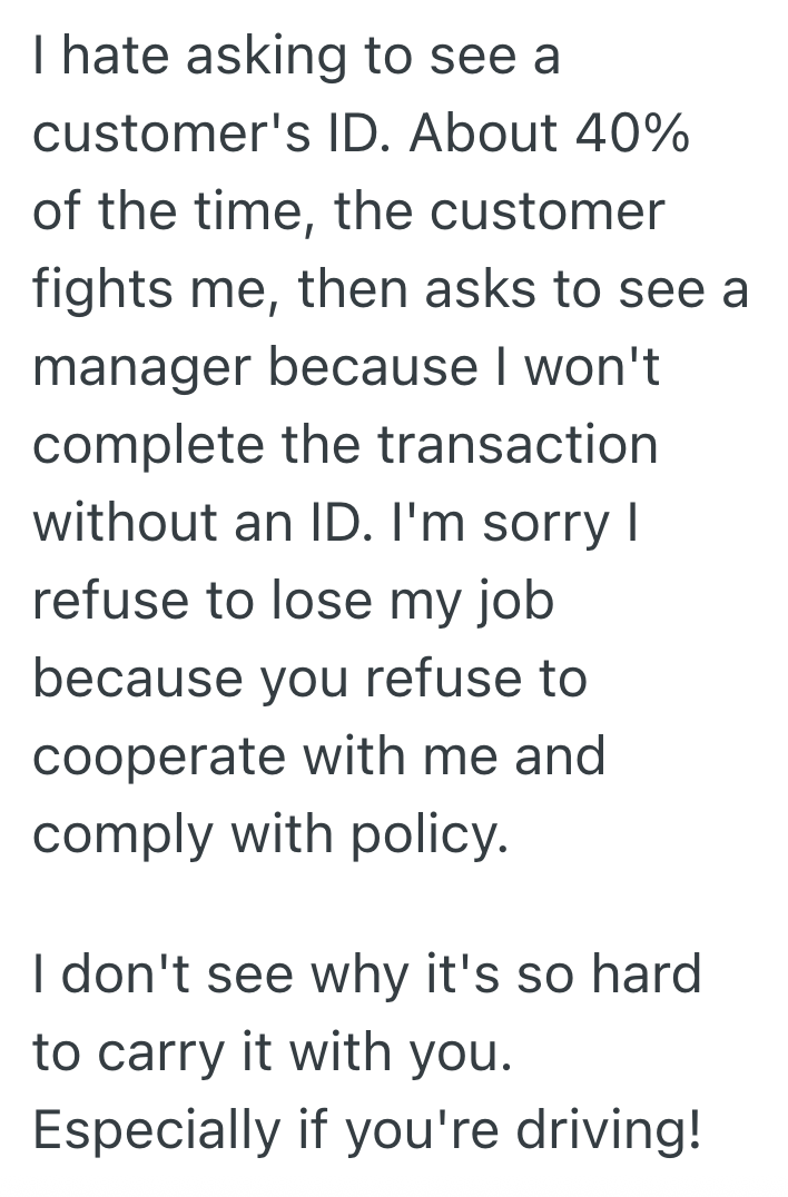 Screenshot 2025 09 25 at 2.29.26 PM Customer Refuses To Show Employee His Drivers License, So They Threaten To Call The Police