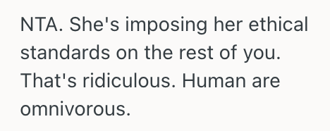Screenshot 2025 09 25 at 3.56.45 PM Man Moved In With His Vegetarian Partner Who Demands That They Cook Fully Vegetarian Meals, So He Struggled With Food Choices For Their Family