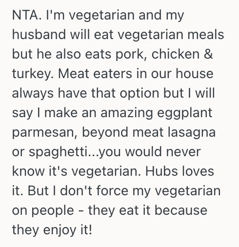 Screenshot 2025 09 25 at 3.57.33 PM Man Moved In With His Vegetarian Partner Who Demands That They Cook Fully Vegetarian Meals, So He Struggled With Food Choices For Their Family
