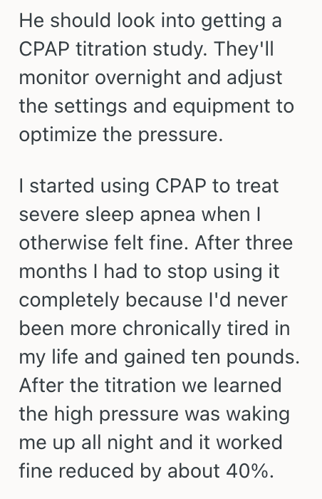Screenshot 2025 09 25 at 5.07.37 PM Wife Gets Constantly Woken Up By The Whistling Sound Of Her Husbands CPAP Machine, So She Wakes Him Up To Fix The Problem