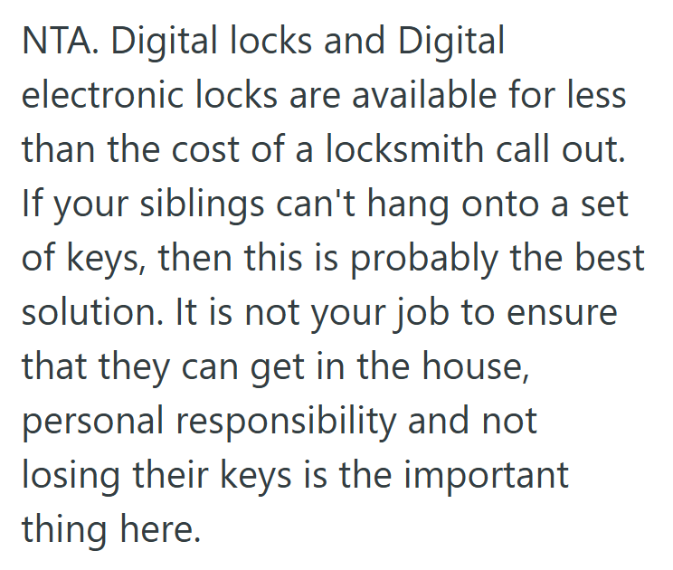 Screenshot 2025 09 26 134058 Careless Younger Siblings Lost Their Keys, So They Expected Their Older Brother To Take An Hour Long Train Ride To Unlock The Door