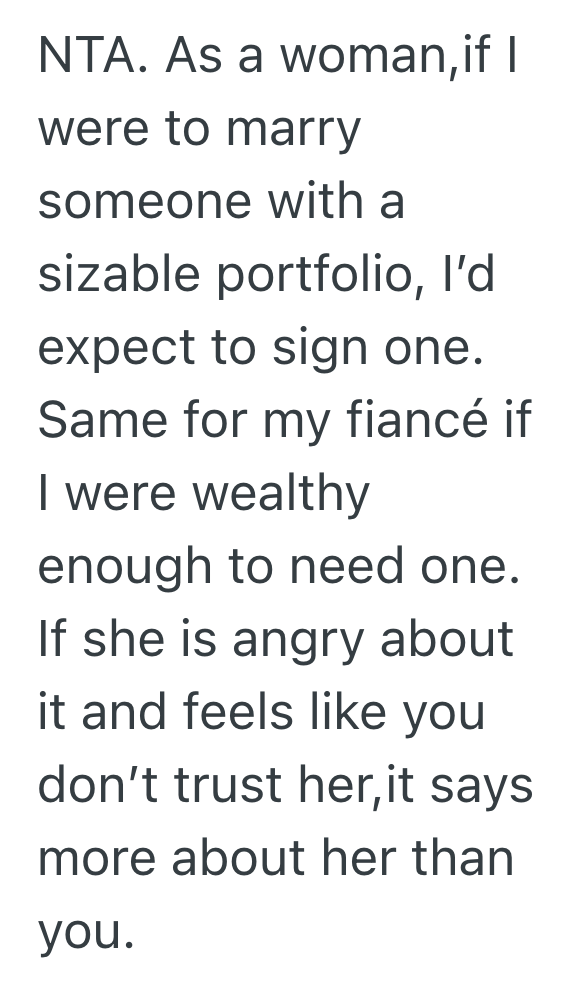Screenshot 2025 09 26 at 1.10.41 PM Husband To Be Brought Up A Prenup To Protect Both Of Their Finances, But His Fiancé Claimed He Was Ruining Their Romance