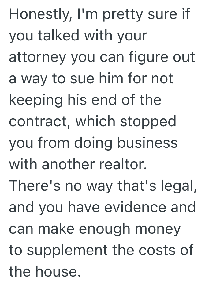 Screenshot 2025 09 26 at 2.04.26 PM Realtor Refuses To Do His Job But Wont Let His Clients Out Of Their Contract, So The Clients Pester Him Until He Wants Them To Go Away