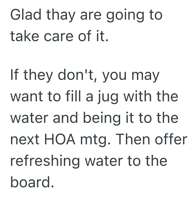 Screenshot 2025 09 26 at 4.44.53 PM Homeowner Wants The HOA To Fix Her Outside Water Faucet, But Instead, They Put Her In Charge Of Watering The Flowers