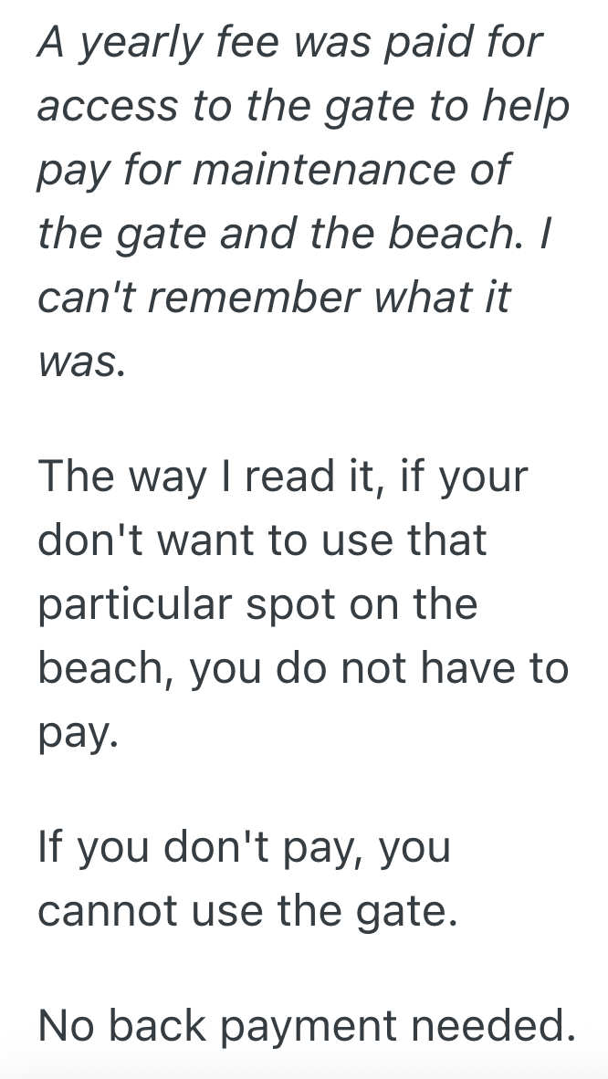 Screenshot 2025 09 26 at 6.35.11 PM Beach Association Tells New Homeowners They Need To Pay A Fee In Order To Have Access To The Beach Gate, So The Family Turns In Their Key To The Gate