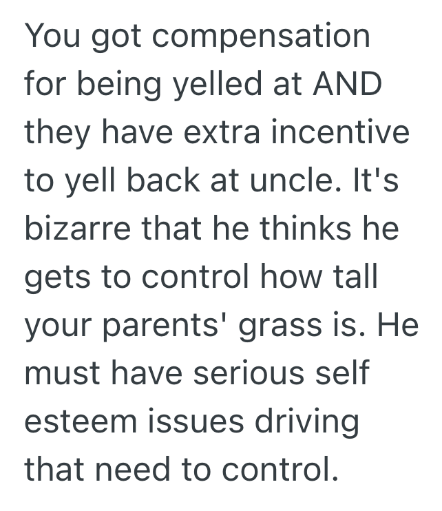 Screenshot 2025 09 26 at 6.55.28 PM Family Tells Son To Mow The Yard And Cut The Grass Lower Than Usual, But His Annoying Uncle Changes The Settings On The Mower So That He Cuts The Grass Higher