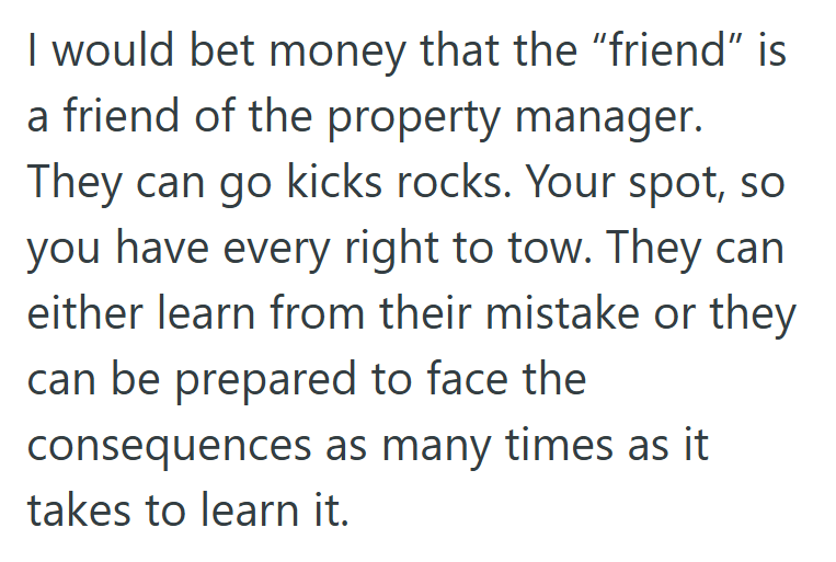 Screenshot 2025 09 27 121828 Man Arrives Home To Find That Someone Has Parked In His Assigned Parking Spot, So He Calls A Tow Truck And Leaves A Note