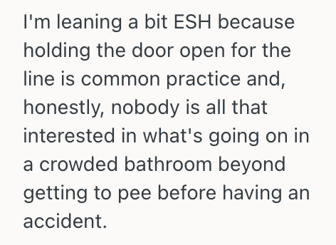 Screenshot 2025 09 27 at 4.39.03 PM Mom Was Changing Her Kids Diaper In A Public Restroom, So She Asked The Women In Line To Close The Door