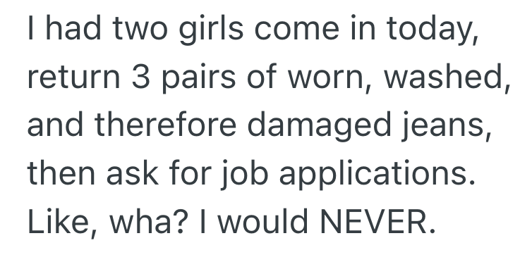 Screenshot 2025 09 28 at 10.18.39 PM Clothing Store Worker Spend Ages Cleaning A Change Room After A Messy Customer, So When She Came Back With Her Resume, She Rejected And Lectured Her