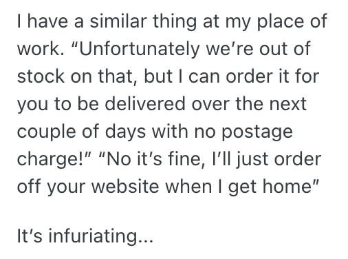 Screenshot 2025 09 28 at 3.44.54 PM Employee Tried To Help A Customer Place An Advance Order So He Wouldnt Miss The Products He Needs, But The Customer Didnt Listen