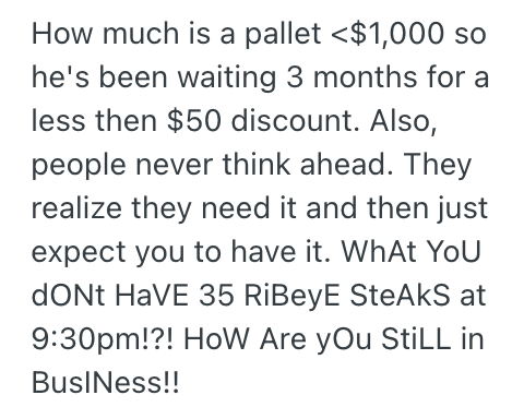Screenshot 2025 09 28 at 3.48.31 PM Employee Tried To Help A Customer Place An Advance Order So He Wouldnt Miss The Products He Needs, But The Customer Didnt Listen