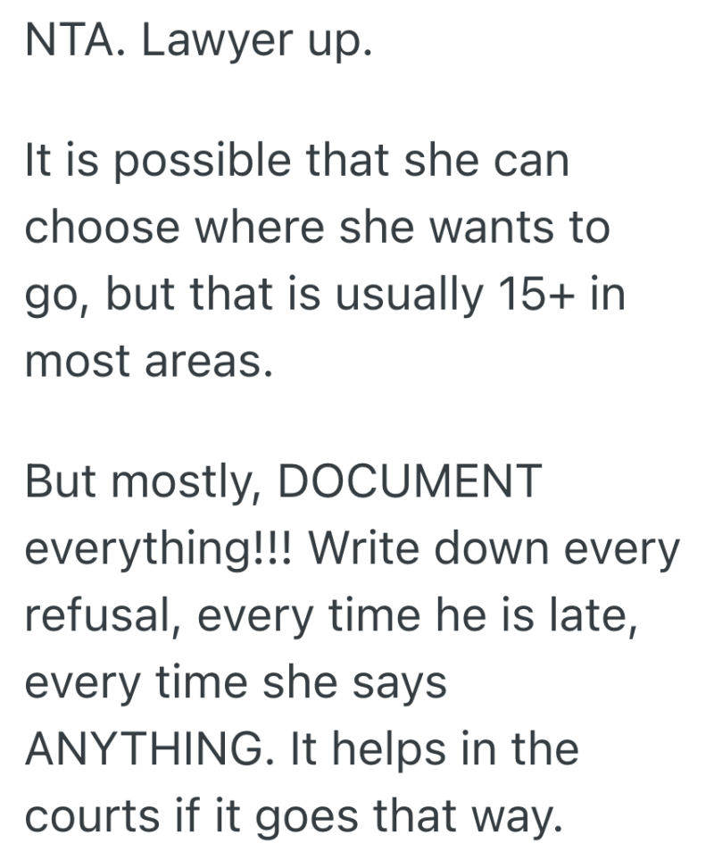 Screenshot 2025 09 29 at 10.20.57 PM e1759198920119 Mom Refuses To Change Her Daughter’s School Or Driving Routine To Accommodate Absent Dad Who Suddenly Wants Custody, But Wonders If She’s In The Wrong