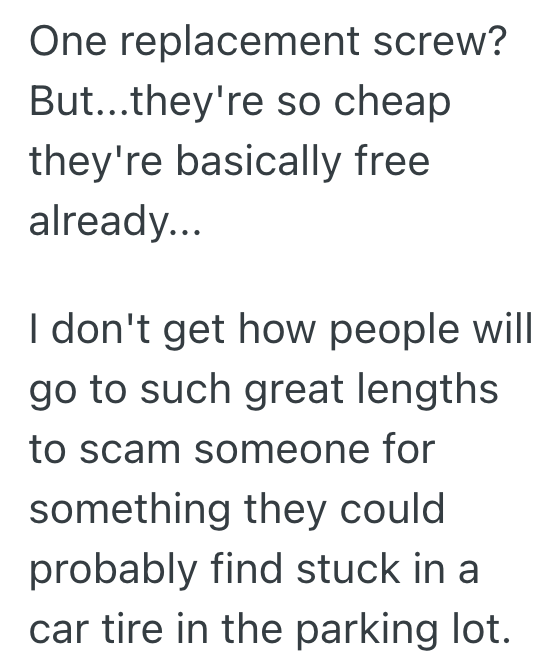 Screenshot 2025 09 29 at 11.56.48 PM Customer Wants To Get An Extra Screw For Her Microwave, But She Doesnt Have Her Receipt With Her And Seems Confused
