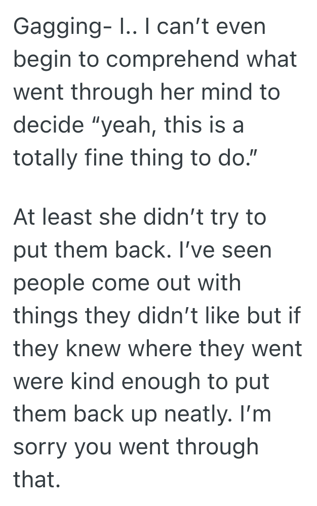 Screenshot 2025 09 29 at 5.01.15 PM Retail Worker Welcomed A Last Minute Shopper In Near Closing Time, So She Ended Up Discovering A Revolting Surprise Stuck To The Dressing Room Wall