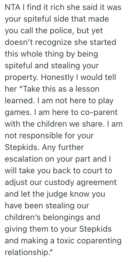 Screenshot 2025 09 29 at 5.15.39 PM His Ex Wife Refused To Return Things Their Kids Bring To Her House From His House, So He Called The Police To Get His Stuff Back